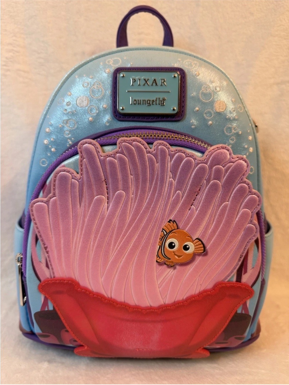 NWT Disney Pixar Finding Nemo Anemone Loungefly Backpack